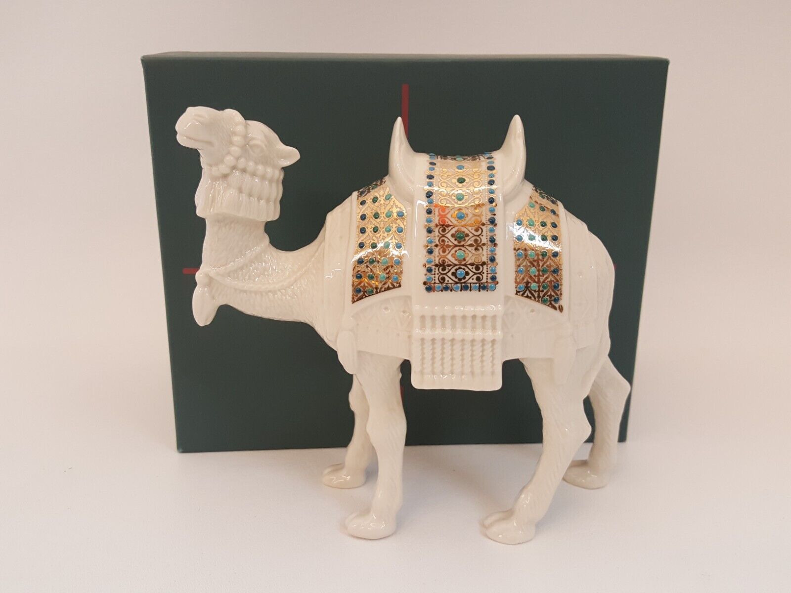 Lenox China Jewels standing camel nativity in orig box
