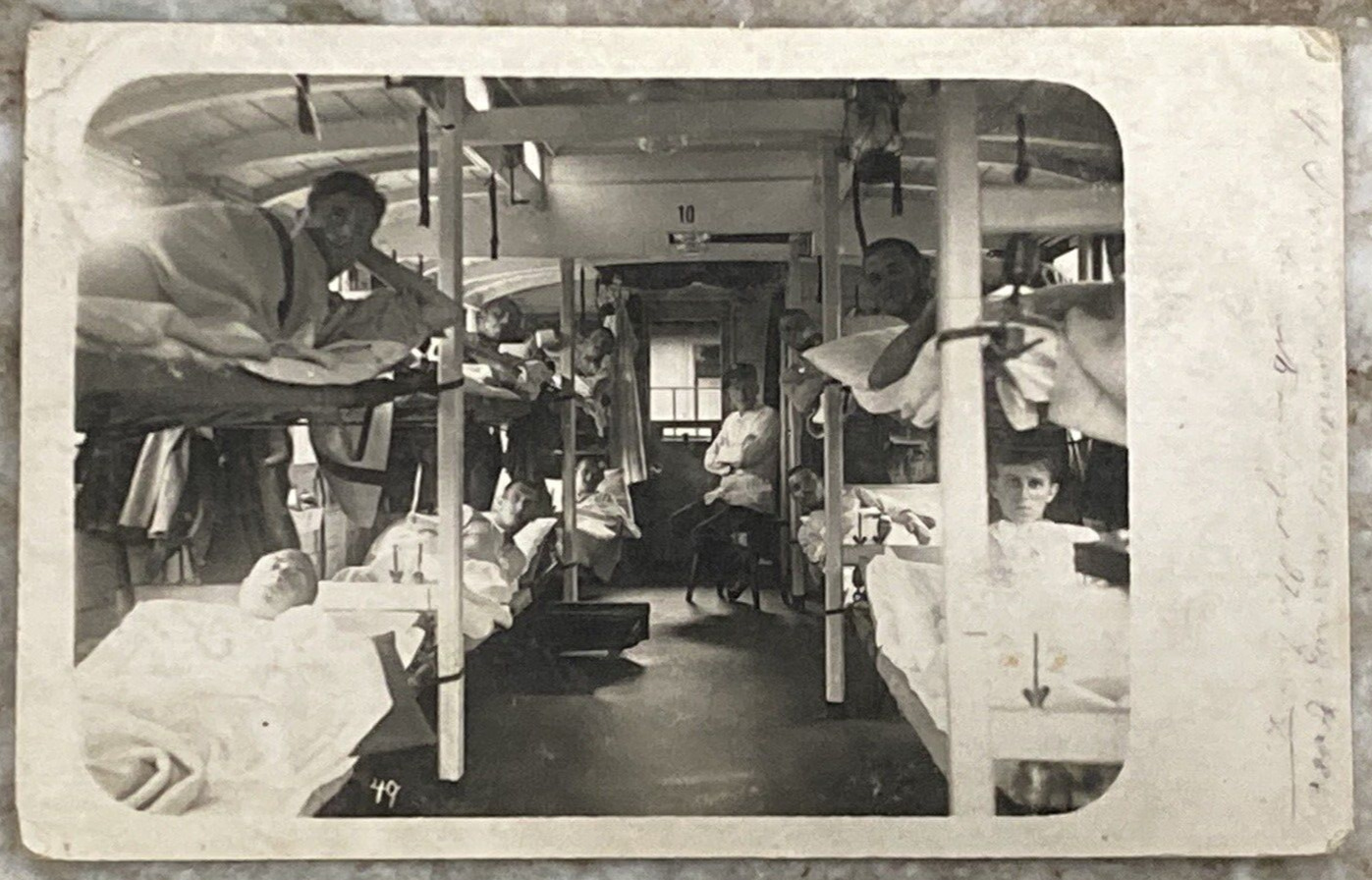WW1 Königsl Preuss Reserve Hospital Cothen Germany 1917 RPPC Postcard 3186