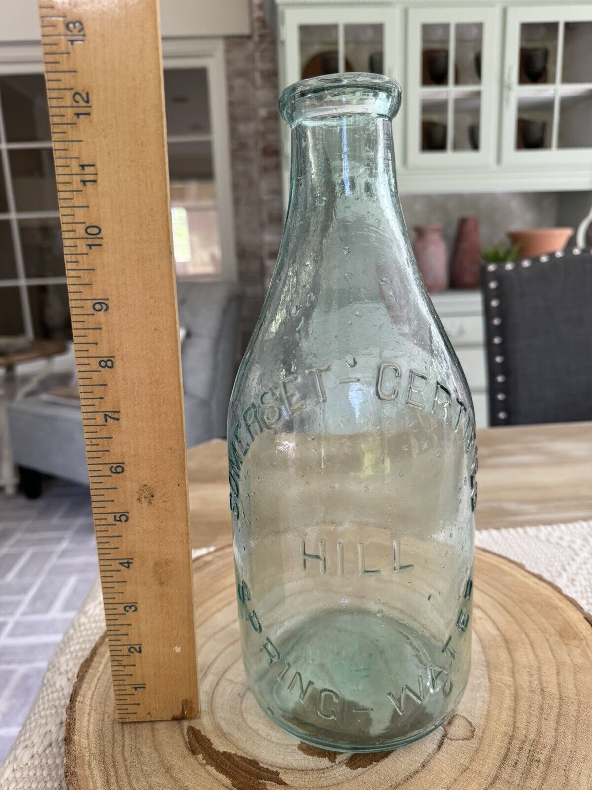 1880s Somerset Hill Certified Spring Water 80 oz