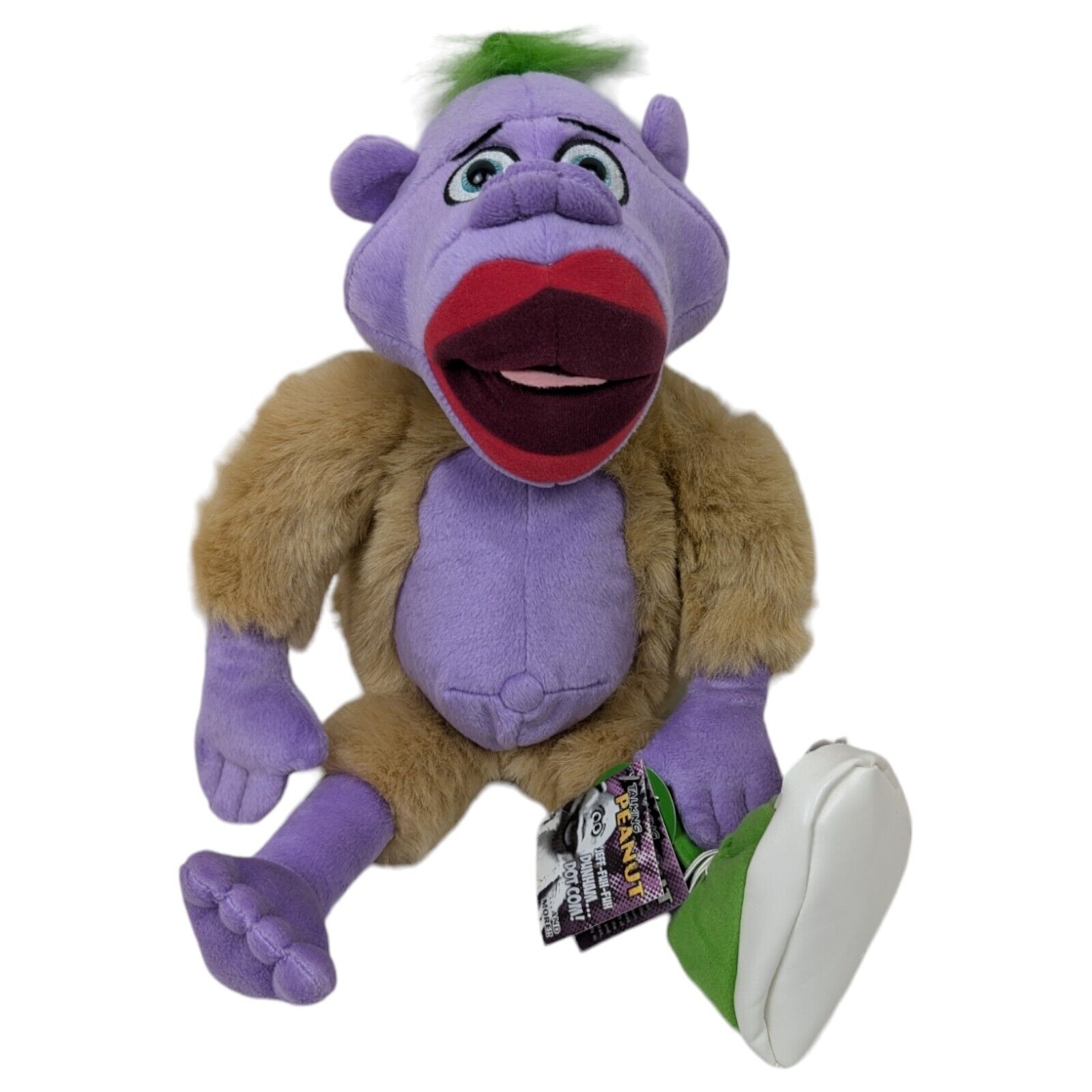 Jeff Dunham Show 2009 Talking Peanut Plush 17” with Tags Puppet Works Tested