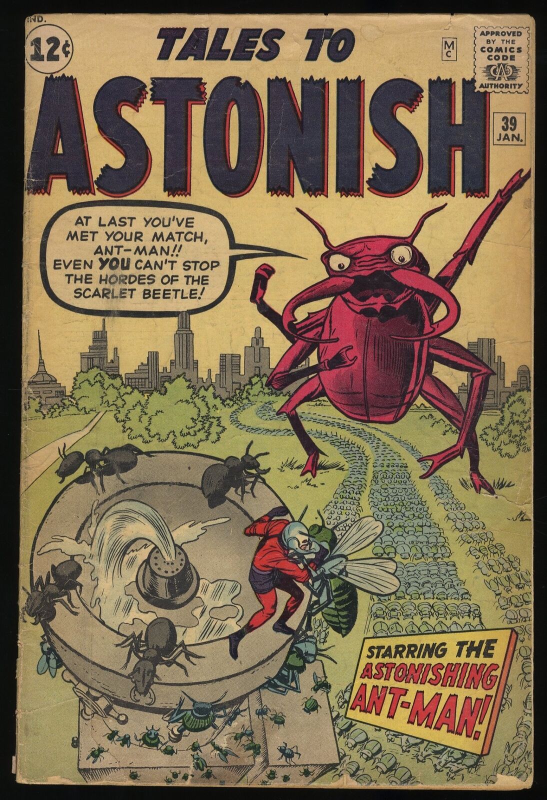 Tales To Astonish #39 GD 2.0 1st Appearance of Scarlet Beetle Marvel 1963