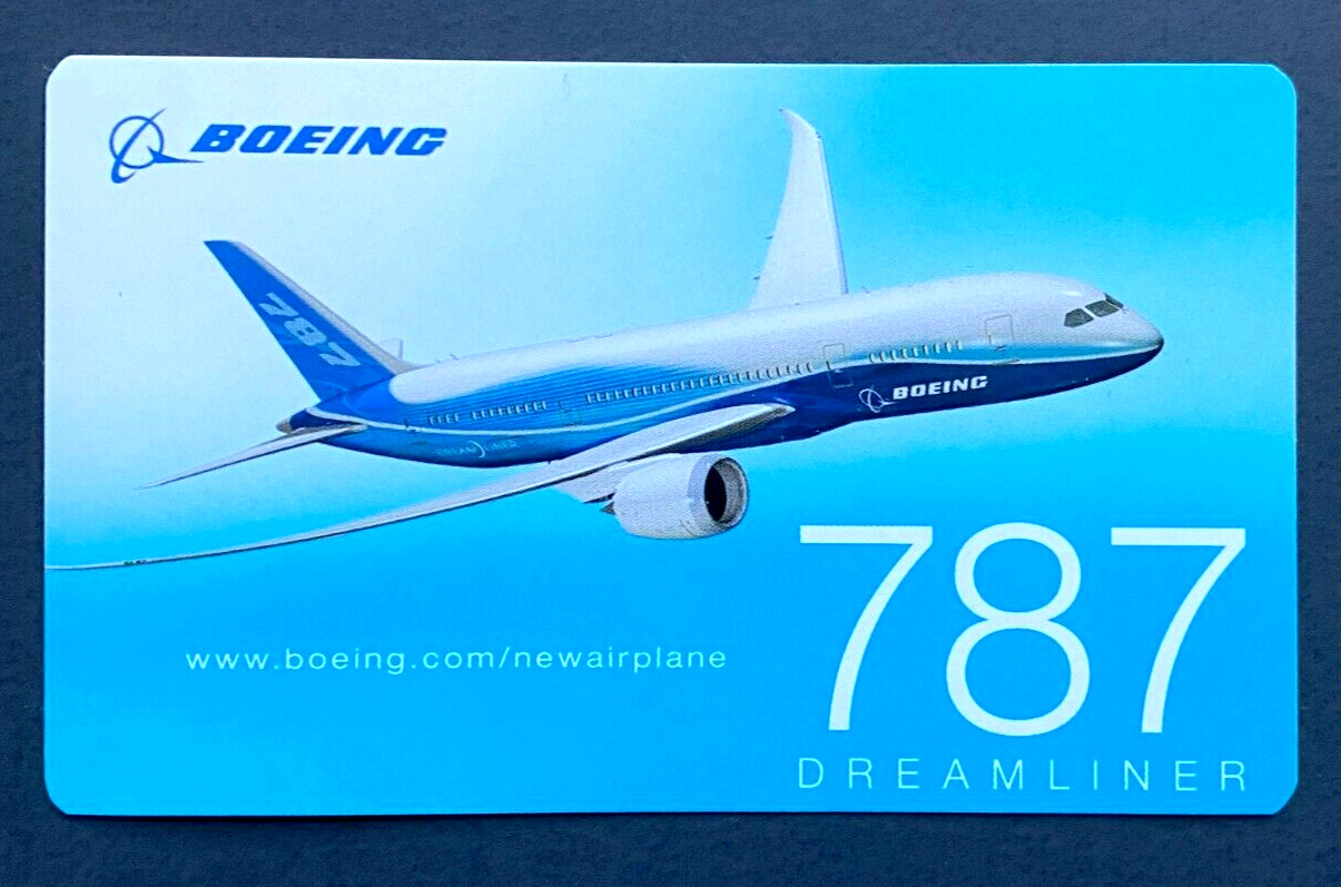 Boeing 787 Dreamliner Aircraft in Flight Sticker (Version 1)
