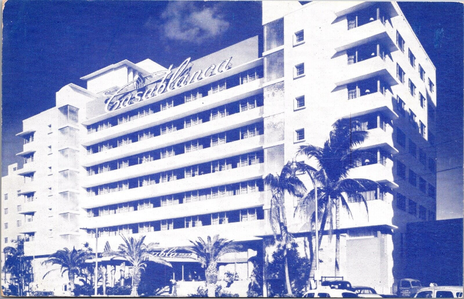 Postcard The Casablanca Hotel in Miami Beach, Florida