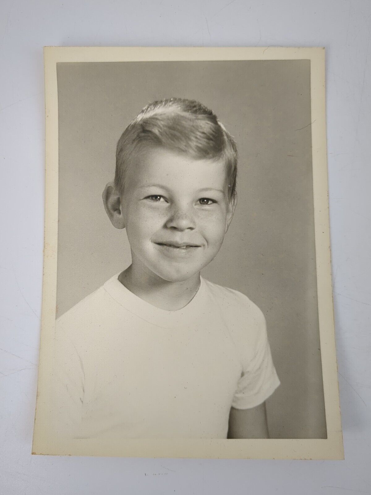 Vintage 1960s Small Found Photograph Original Portrait Schoolboy Child Young Man