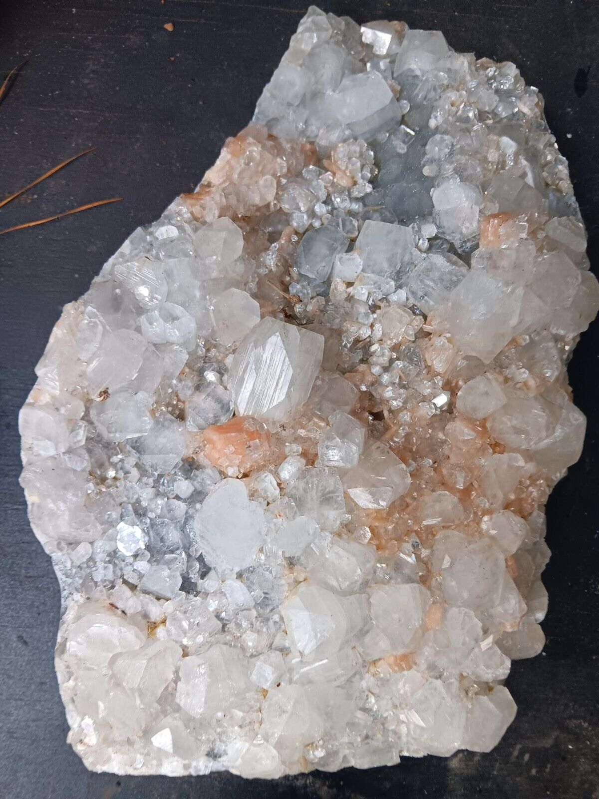 Clear Apophyllite Stilbite Cluster- Natural Zeolite Apophyllite Mineral 30lbs