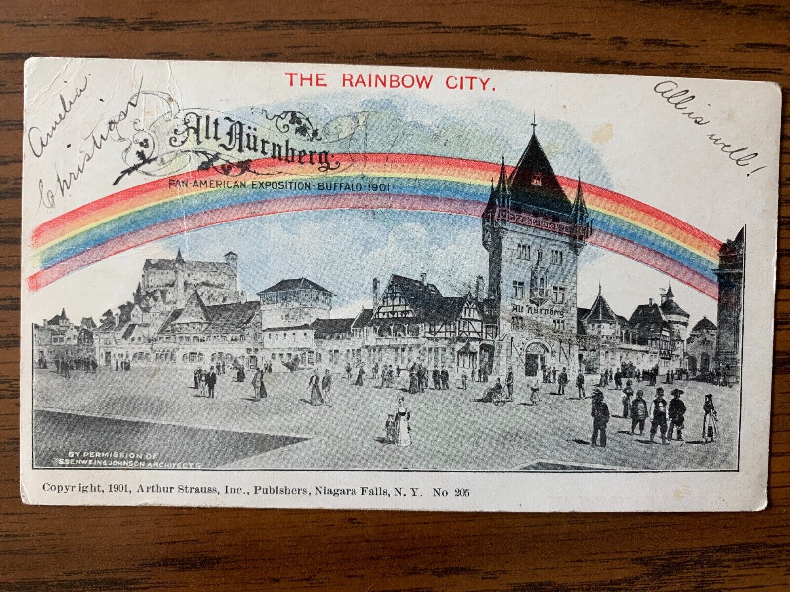 1901 Pan American Exposition, Buffalo the Rainbow City, NY. PMC