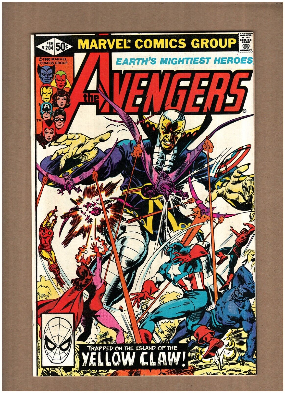 Avengers #204 Marvel Comics 1981 Iron Man Beast Captain America NM- 9.2