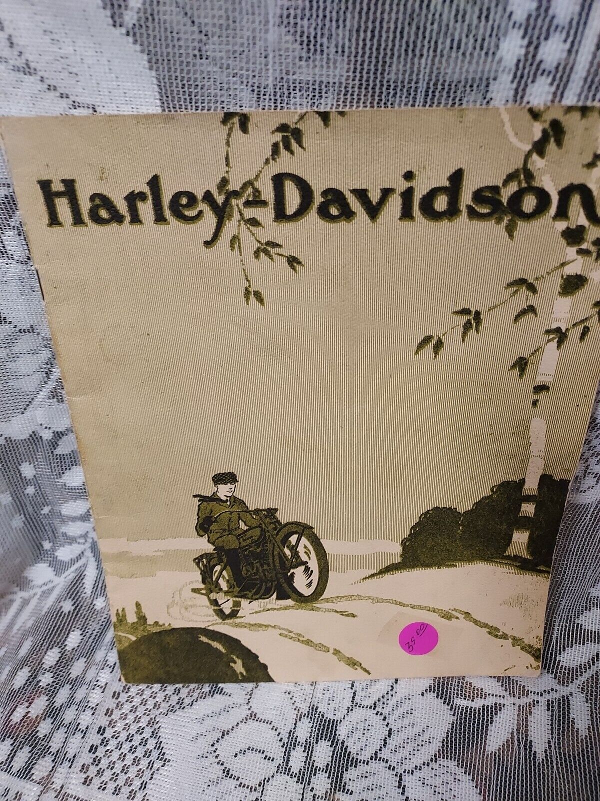 Vintage Reprinted 1916 Harley Davidson Motorcycle Catalog Antique Cycle Co