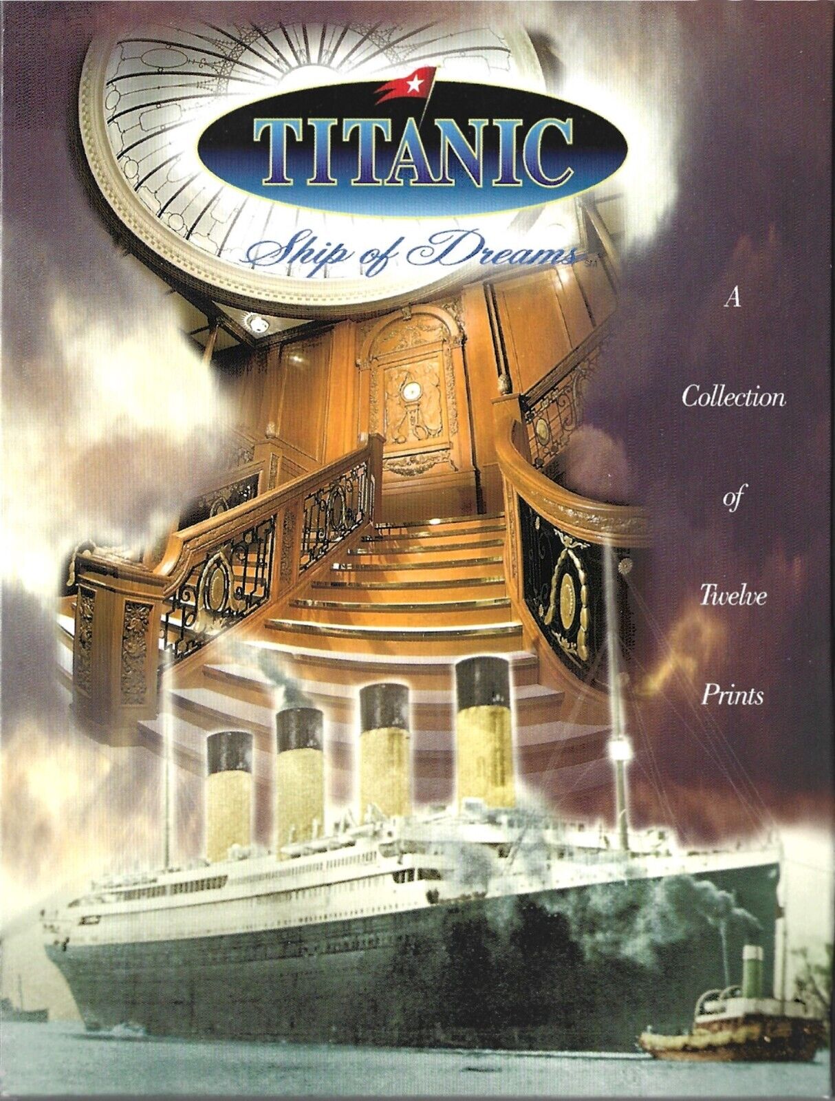 The Titanic Ship Of Dreams Set Of Twelve Postcard Prints By The Postcard Factory