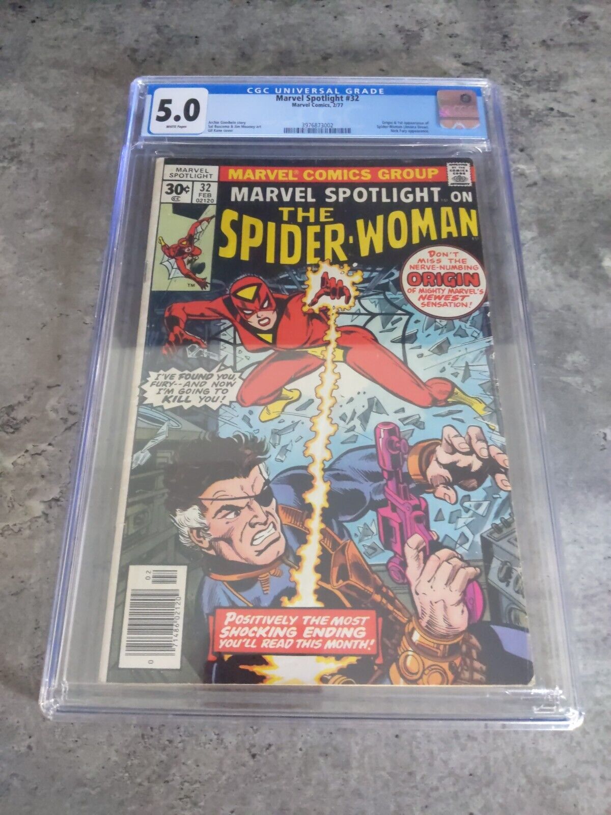 Marvel Spotlight #32 CGC 5.0 WHITE PAGES 1st Appearance SPIDER-WOMAN