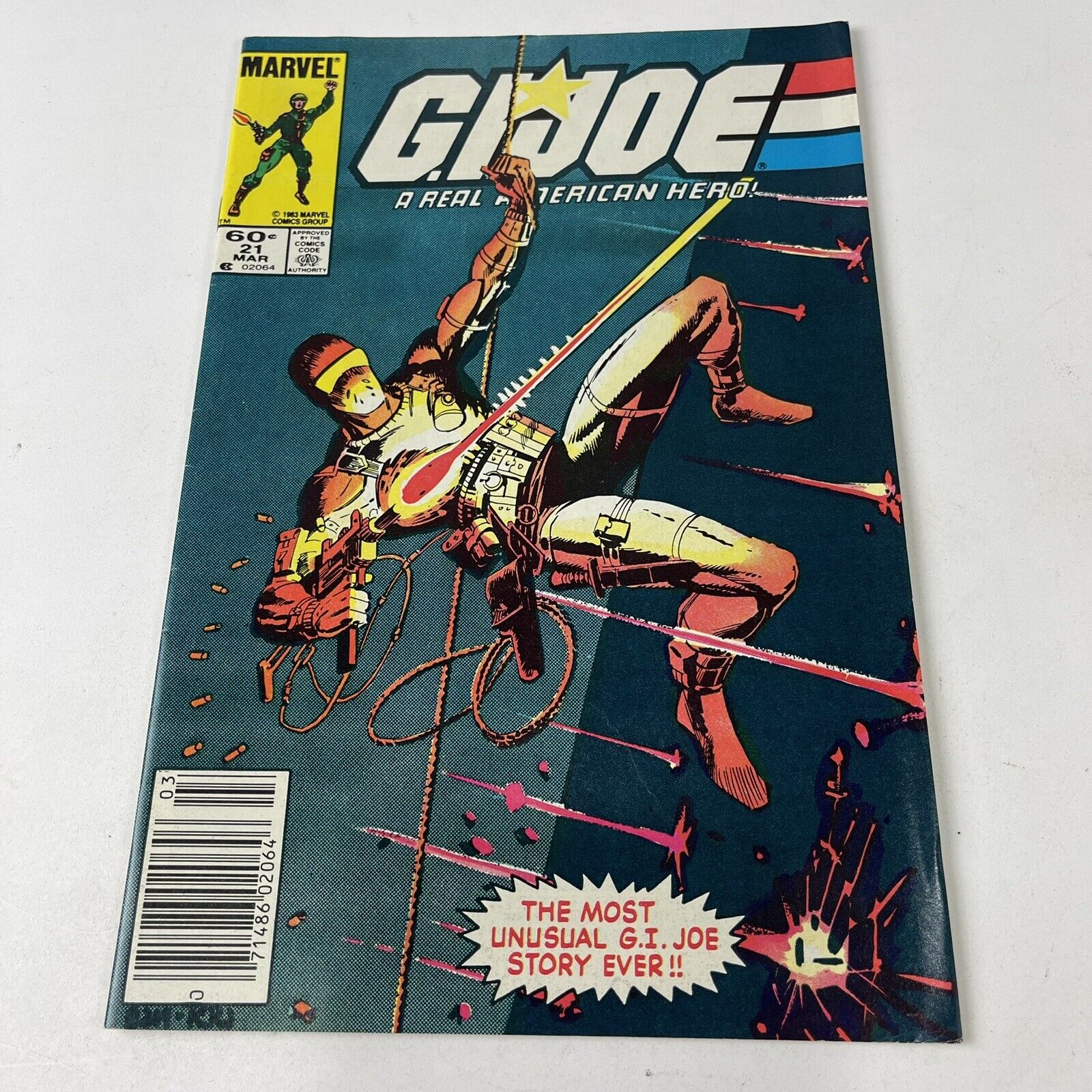 G.I. Joe #21 - Silent Issue 1st Appearance Storm Shadow Marvel 1983