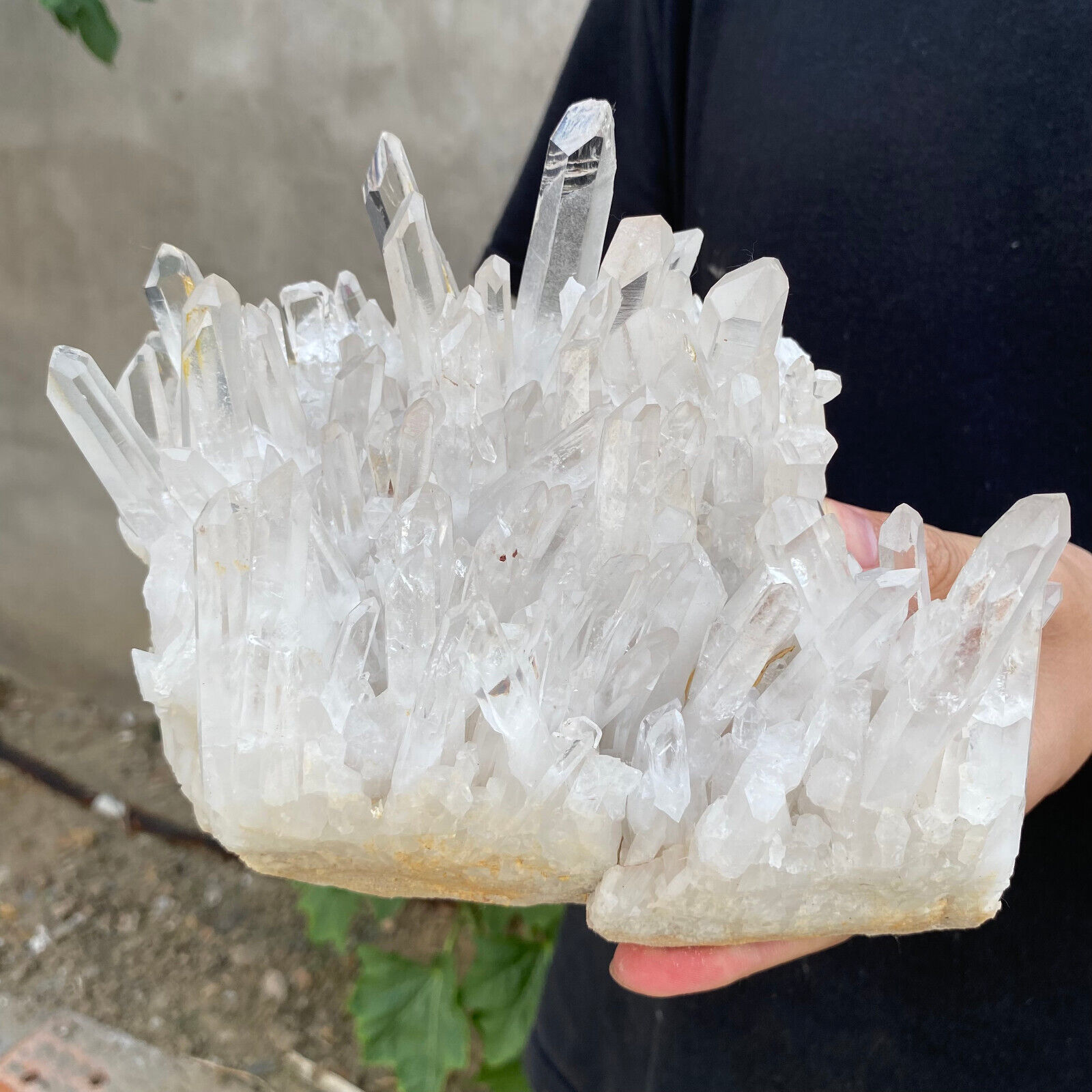 5.2lb Large Natural Clear White Quartz Crystal Cluster Rough Healing Specimen