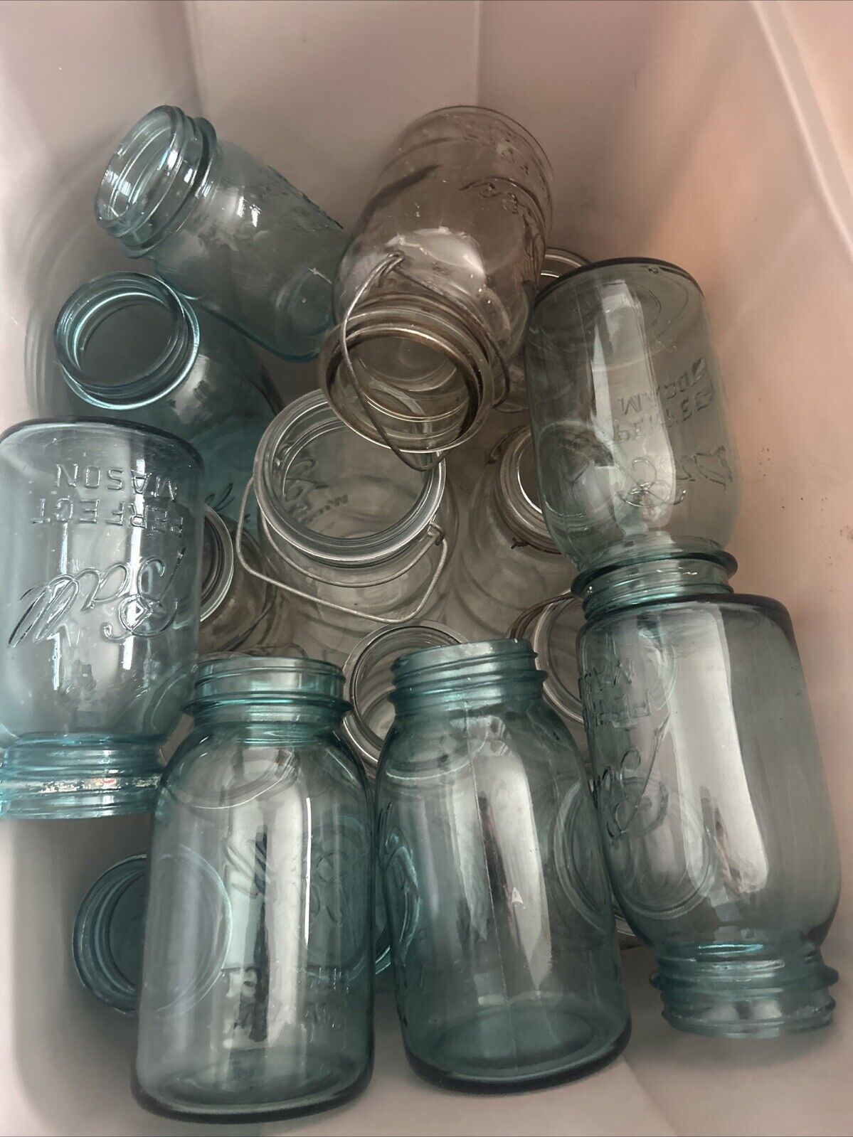 Lot of Antique Ball Mason Canning Jars