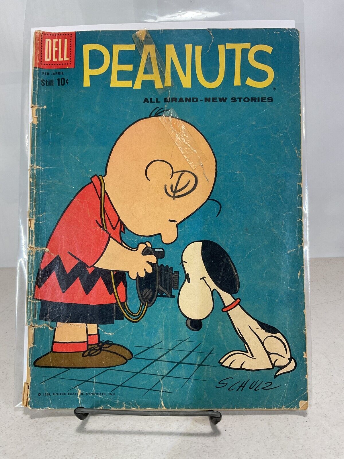 Dell Comics Peanuts #4 1960 F
