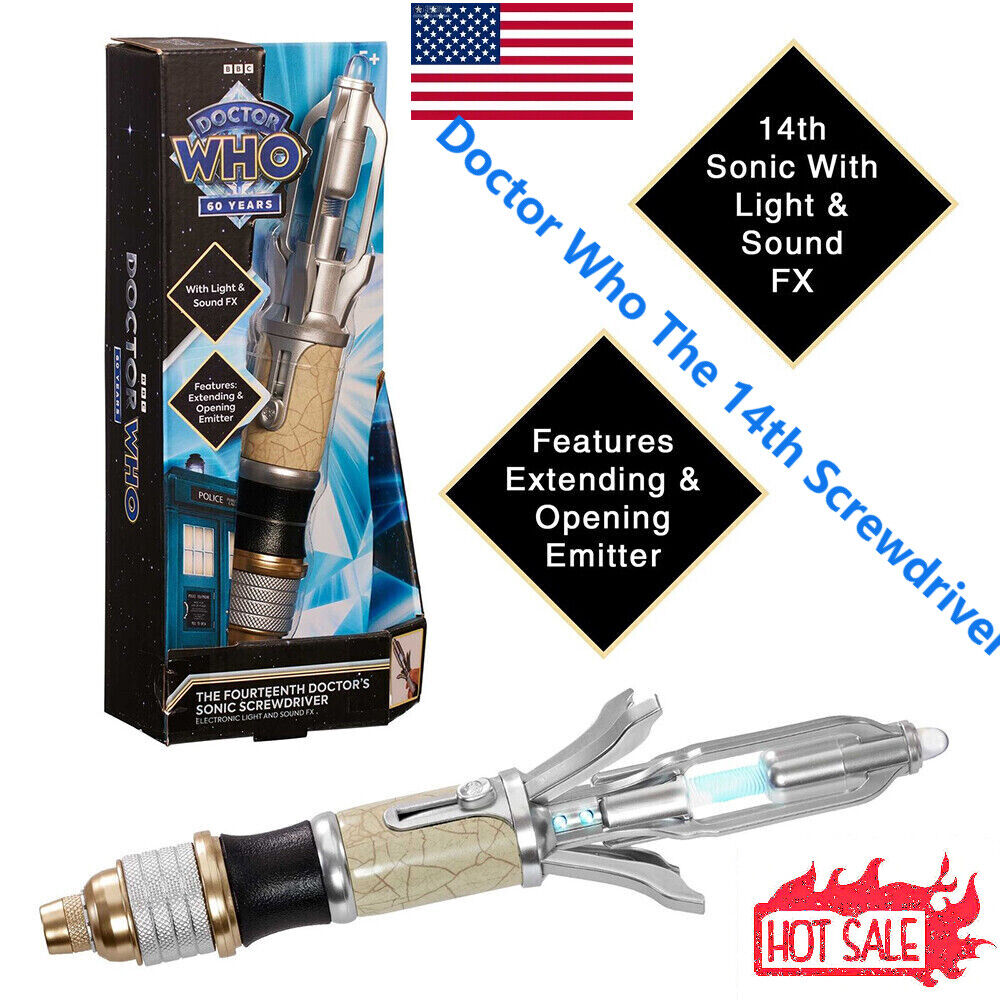 Doctor Who 14th Doctor's Sonic Screwdriver Limited Edition Exclusive Light Sound