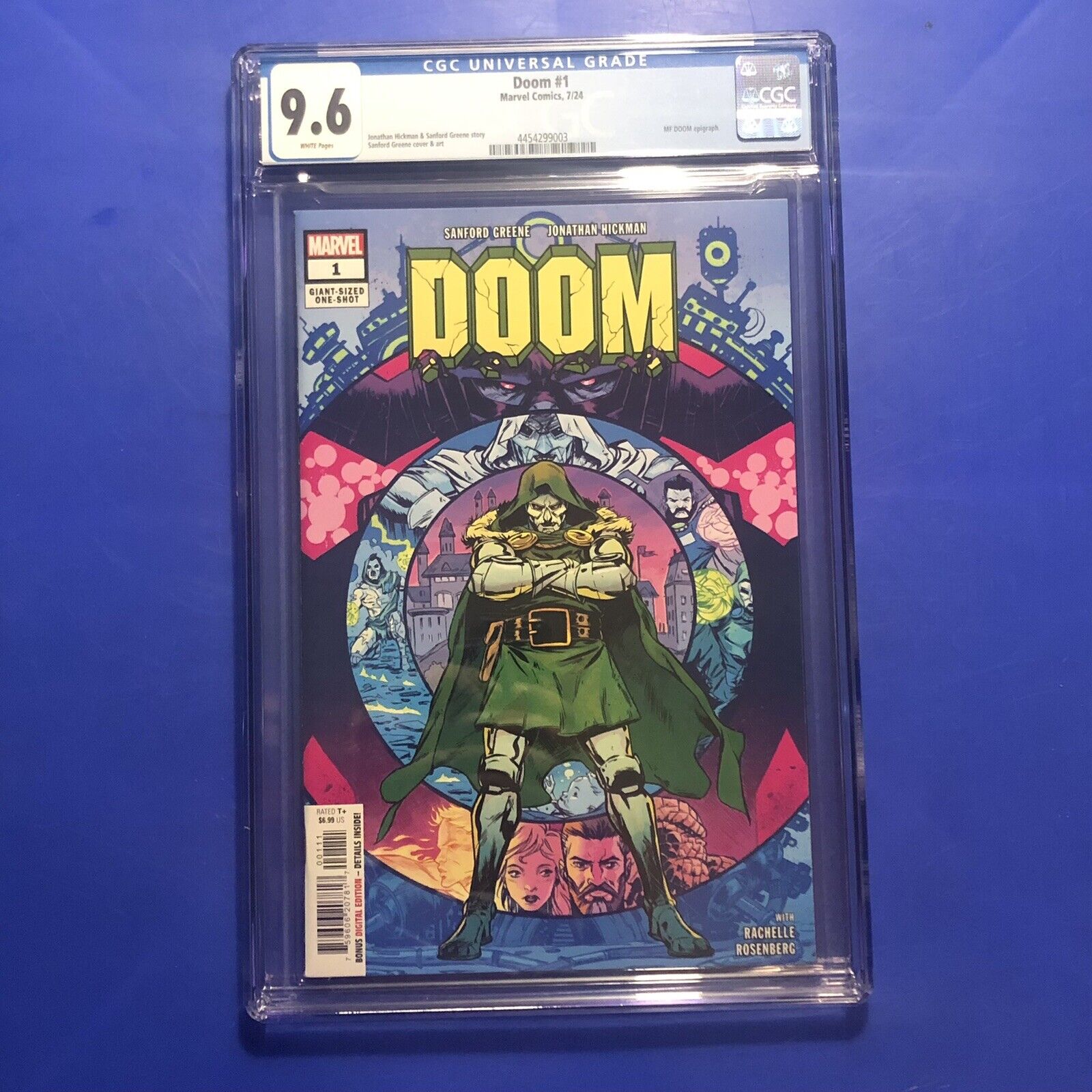 Doom #1 CGC 9.6 Greene Doctor Doom Main Cover A 1st Print Marvel Comics 2024