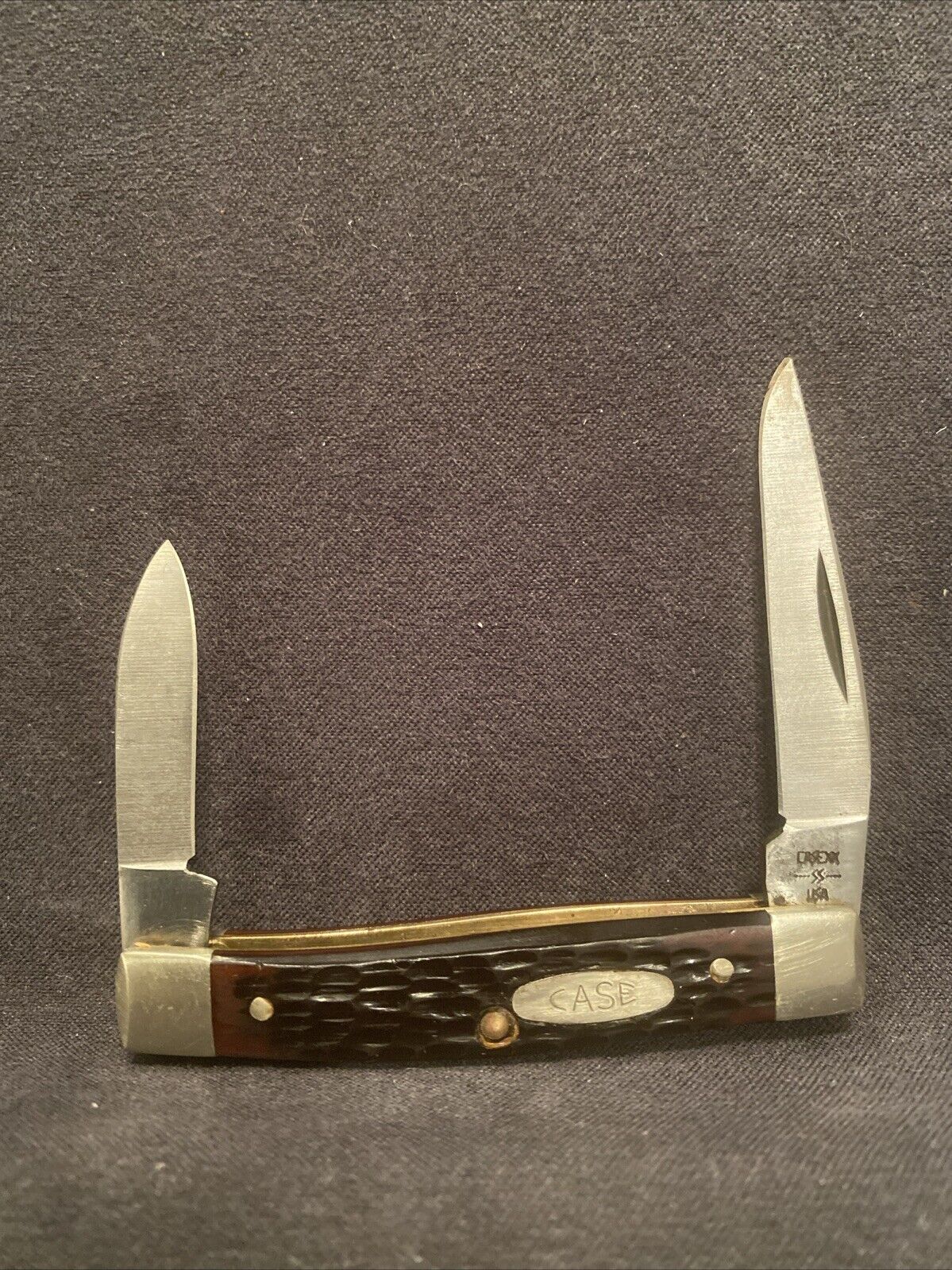 Case XX 62033 SS 2 Blade Pocket Pen Knife, Stainless Steel VINTAGE 1984