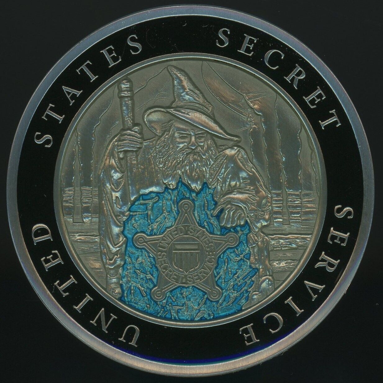 Secret Service WIZARD TSD Newest Version Challenge Coin