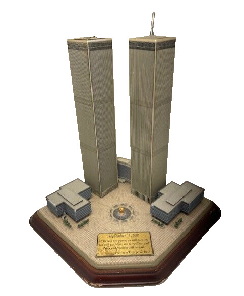 The Danbury Mint “Twin Towers Commemorative” World Trade Center Statue A1
