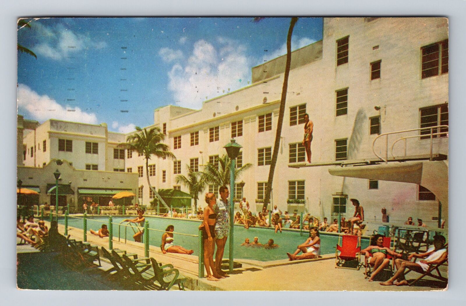 Miami Beach FL-Florida, President Madison Hotel, Advertising Vintage Postcard