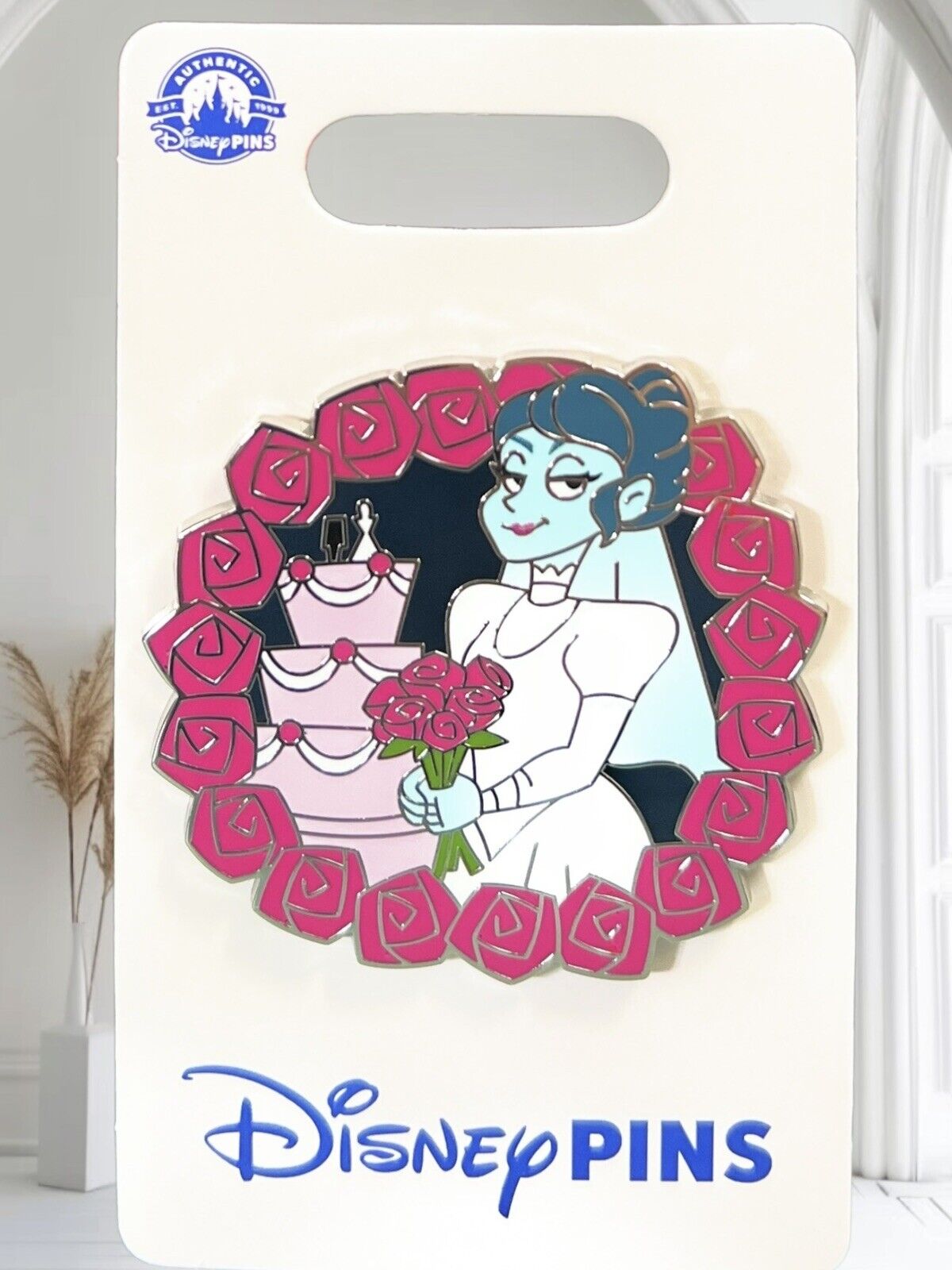 Disney Parks The Bride Constance Rose Frame Haunted Mansion Pin 2024 - NEW