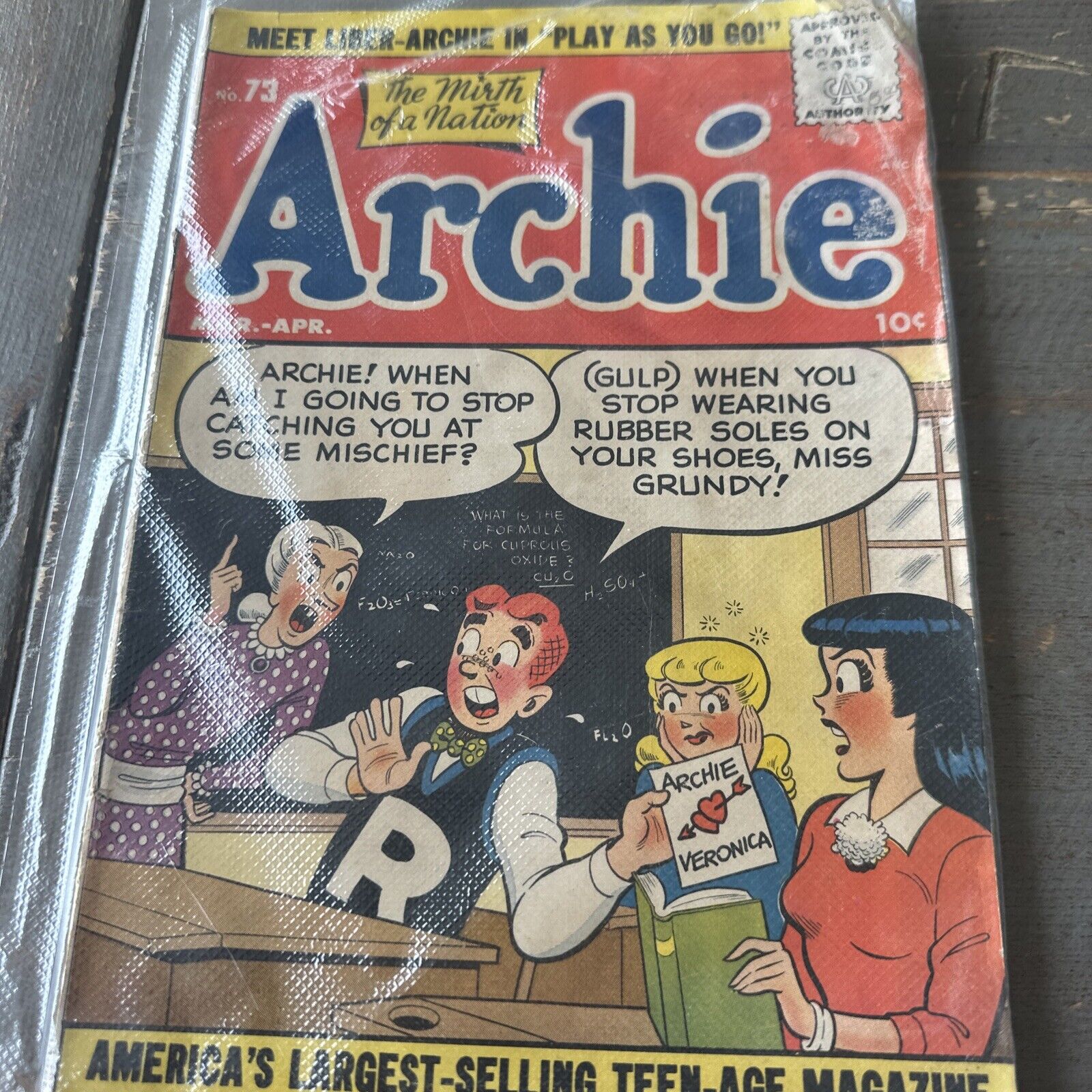 Archie # 73 - Vintage Comic 1955