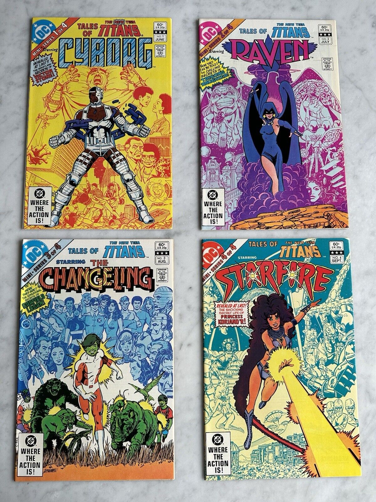 Tales of The New Teen Titans #1 - #4 NM- 9.2 - Buy 3 for  (DC, 1982)