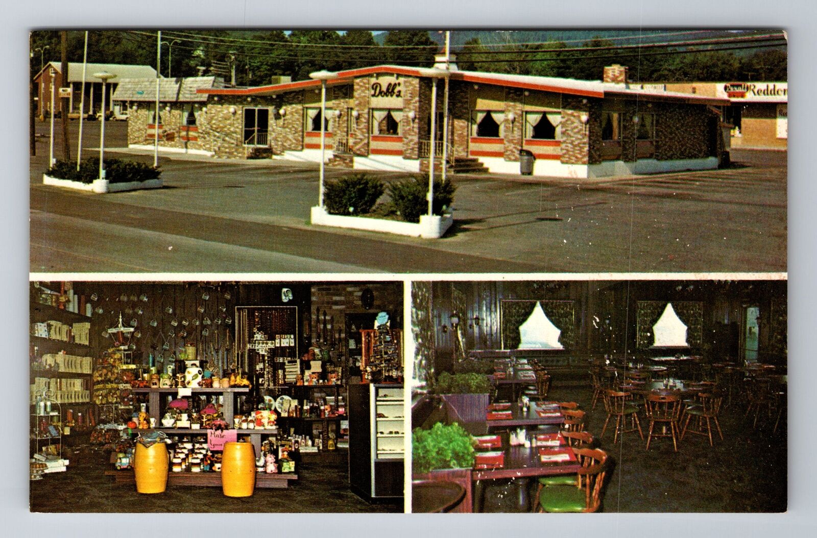 Hallstead PA-Pennsylvania, Dobb\'s Country Kitchen, Advertising, Vintage Postcard