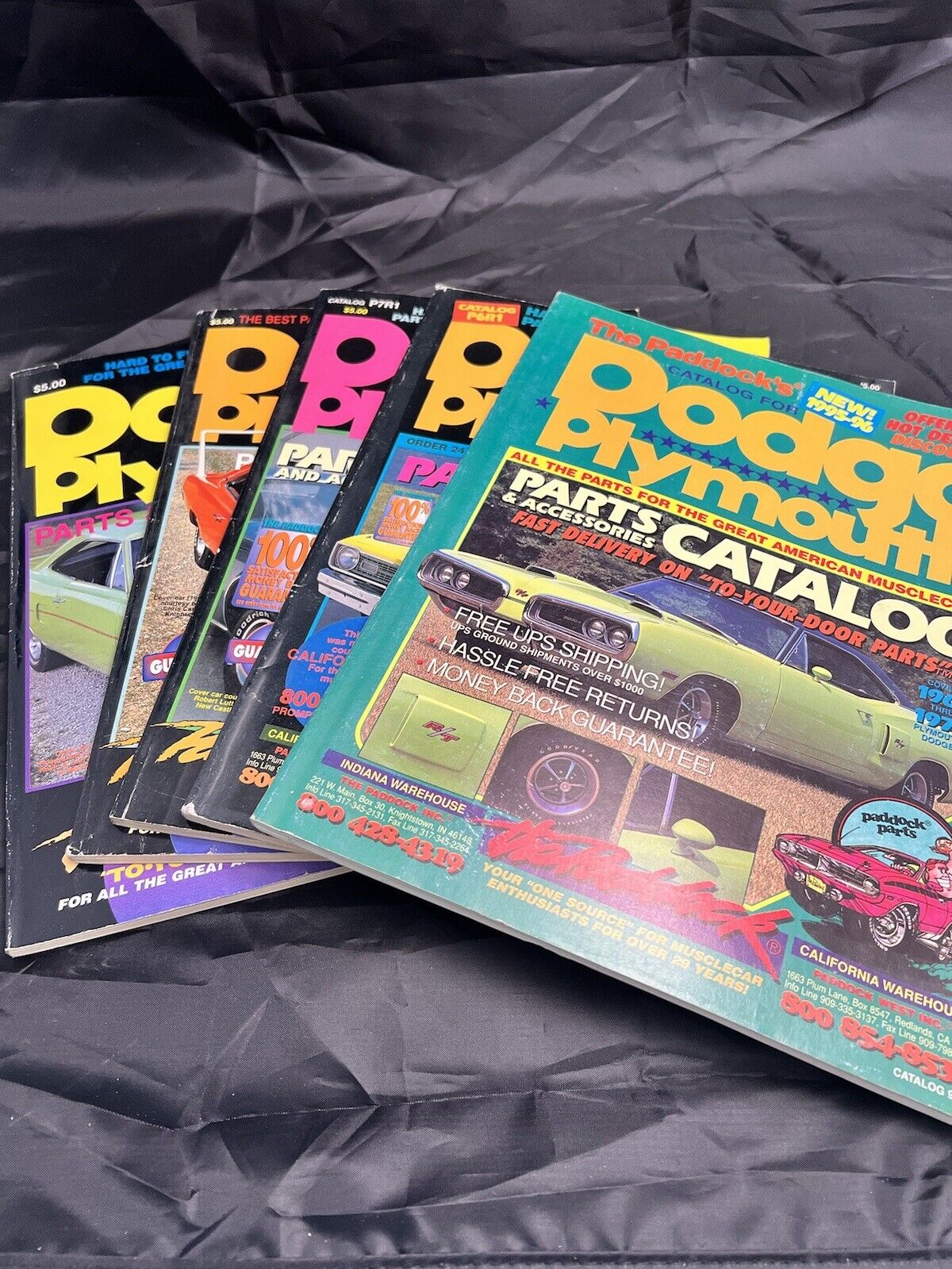 The Paddock’s Dodge Plymouth Parts catalogs Lot Of 5 See Photos