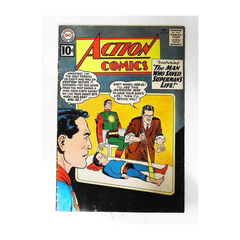 Action Comics #281  - 1938 series DC comics VG+ / Free USA Shipping [o~