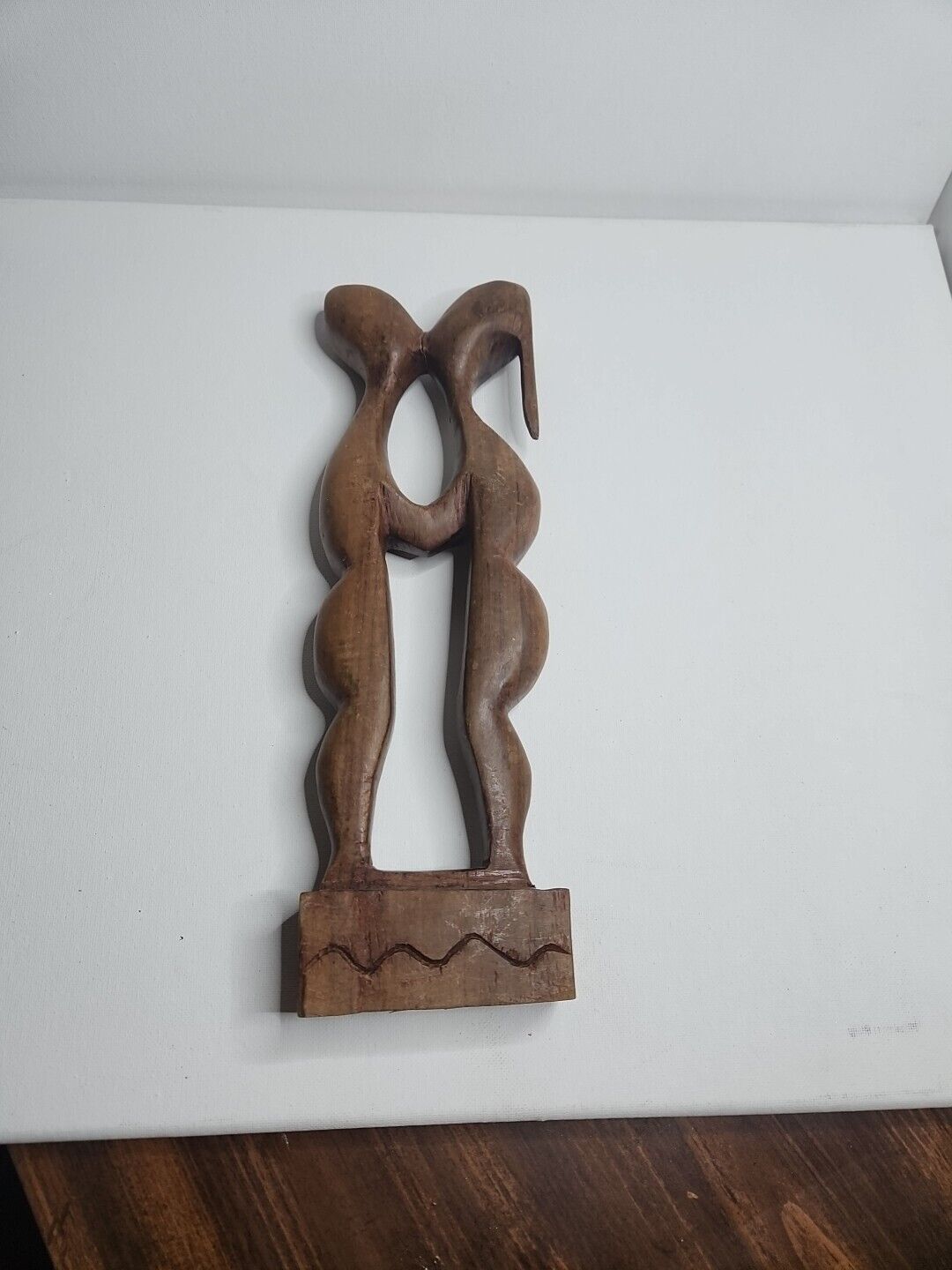 Hand Crafted In Ghana Kissing Figure