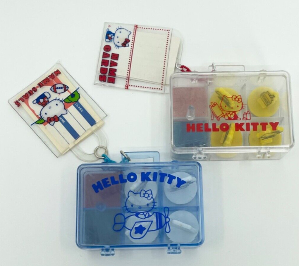 1976 Vintage Sanrio hello kitty Stamp Sets