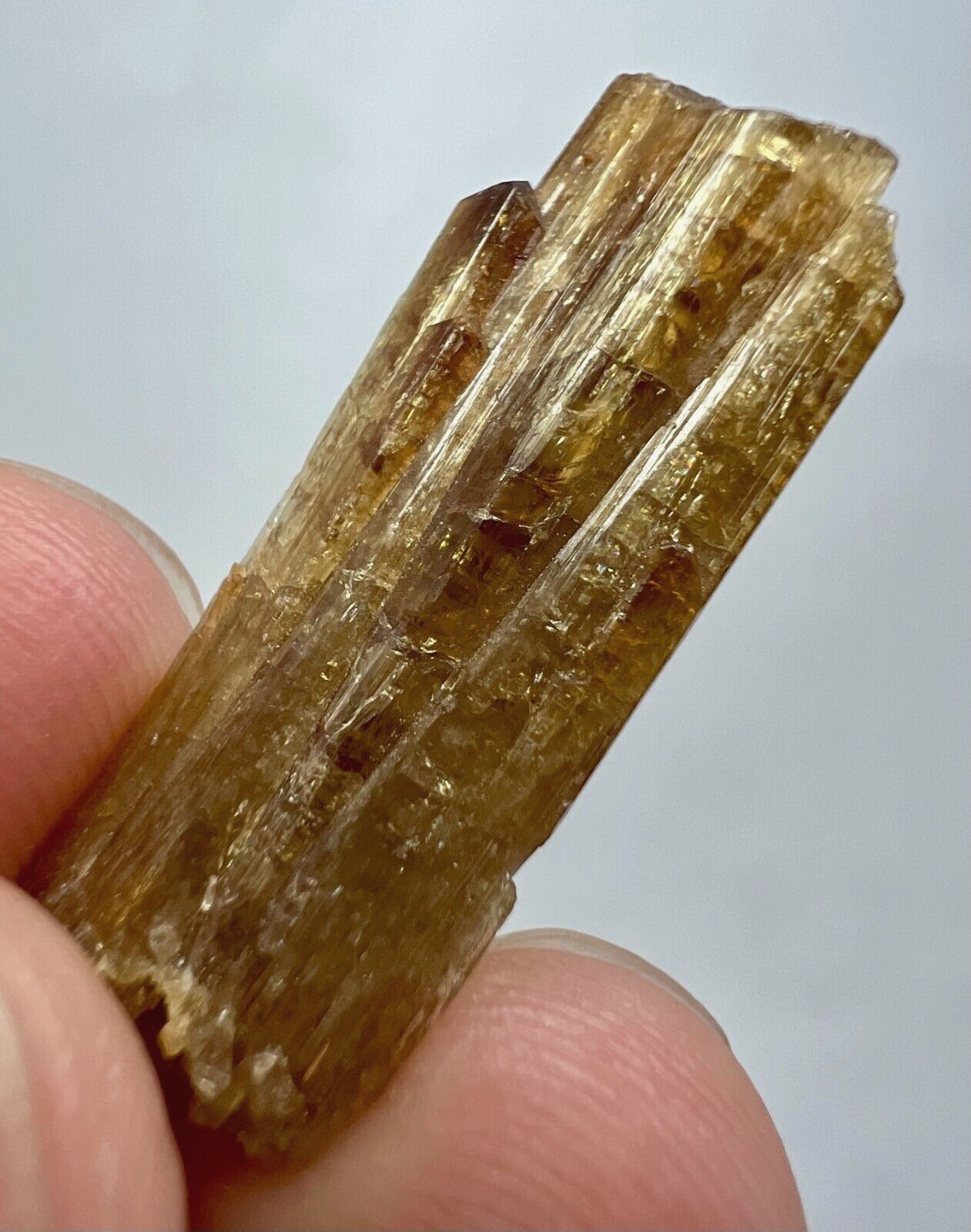 Extremely Rare Terminated Big Childrenite-Eosphorite Crystal @Afg, 12.8 CT