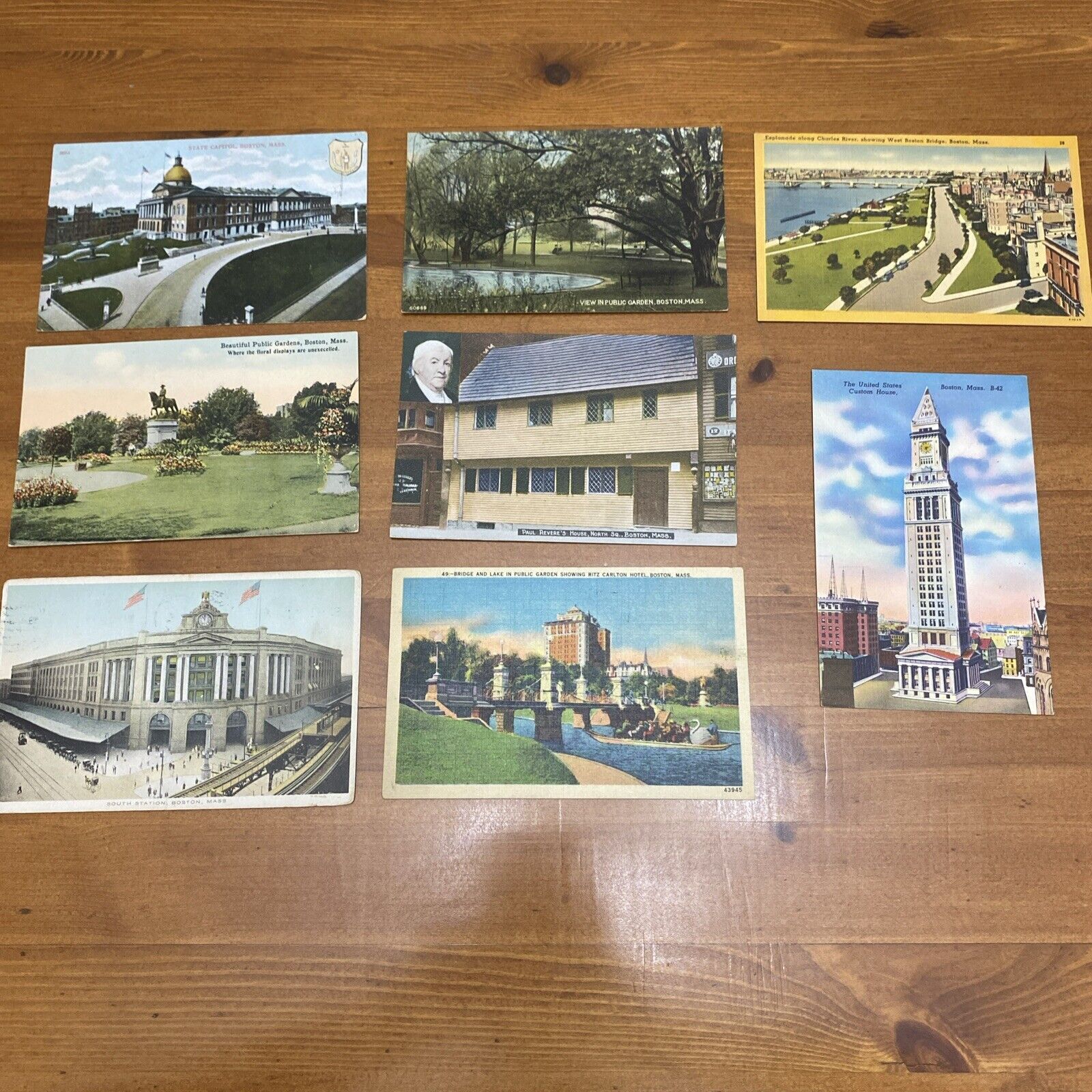 Boston, Massachusetts Postcards Vintage