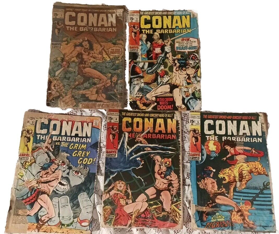 Conan The Barbarian Issue 1 2 3 4 5