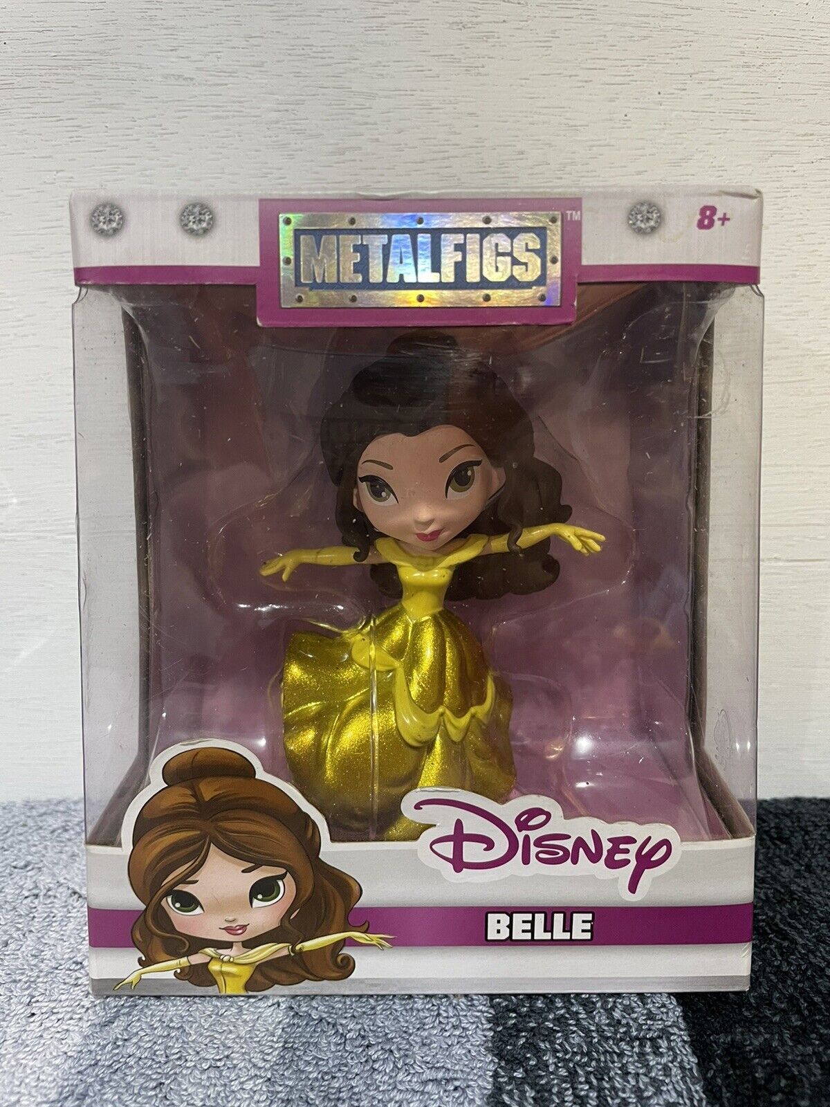 Disney Metalfigs (Belle) Beauty & The Beast Diecast Figure Jada Toys 2017