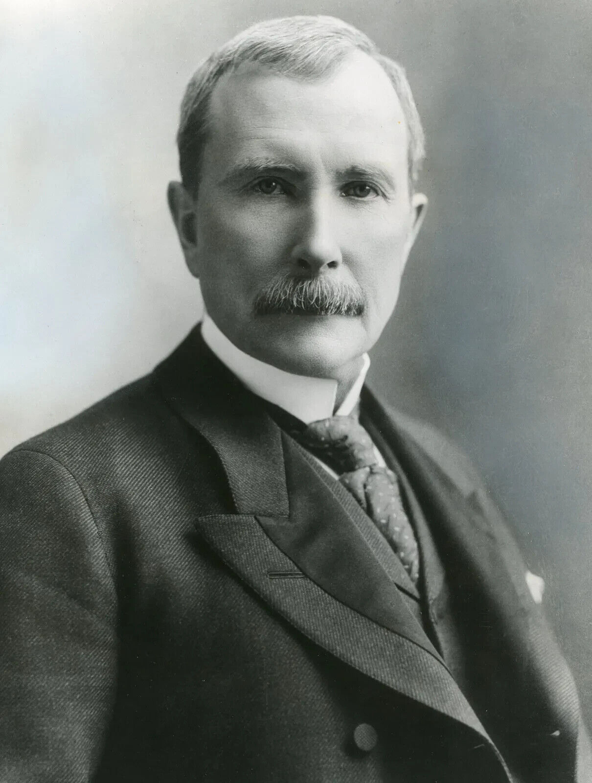 1884 John D Rockefeller American Businessman Portrait Picture Photo Print 8\