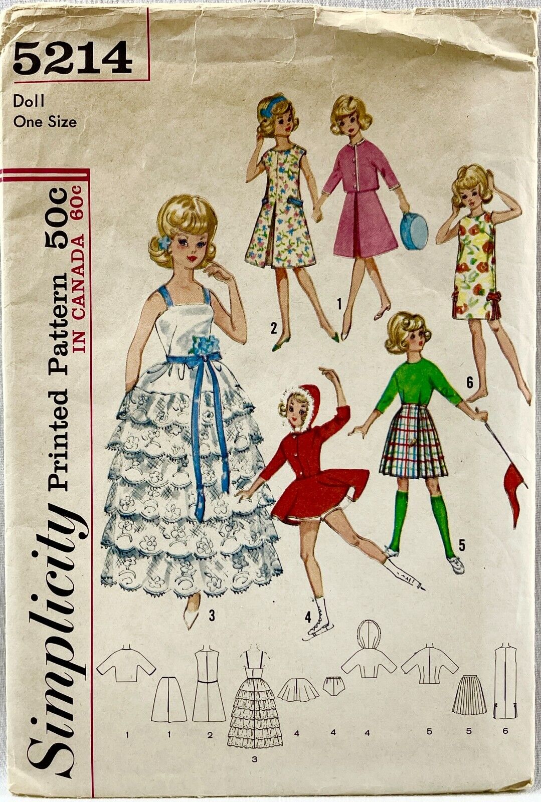 1960s Simplicity Sewing Pattern 5214 12\