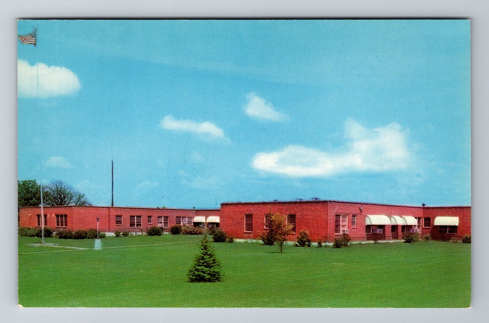 Poteau OK-Oklahoma, Leflore County Memorial Hospital, Antique, Vintage Postcard