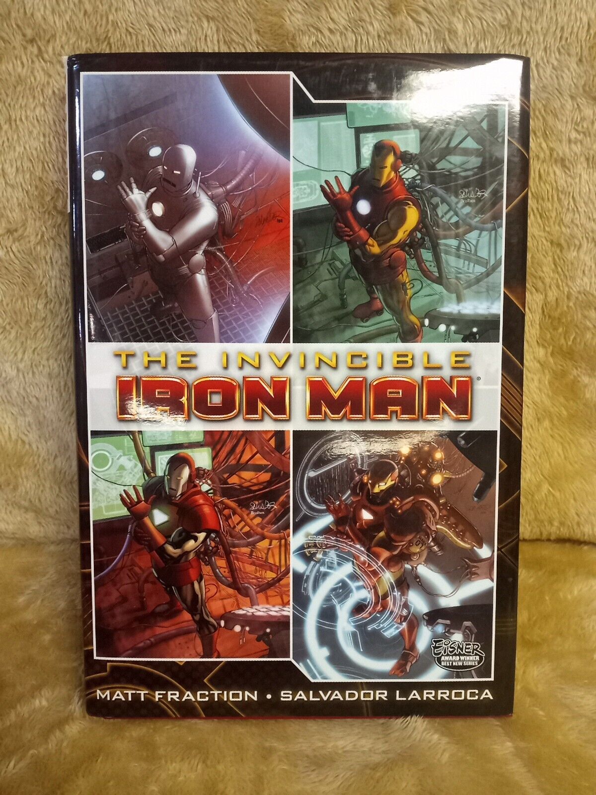 Invincible Iron Man Vol 1 (FIRST PRINT March 2010) Hardcover HC Fraction Larroca