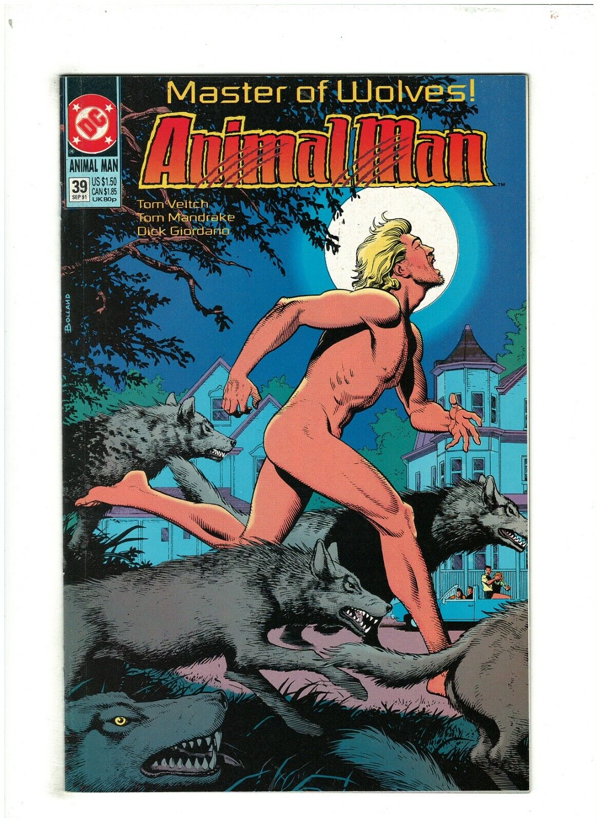 Animal Man #39 VF/NM 9.0 DC Comics 1991 Brian Bolland Cover