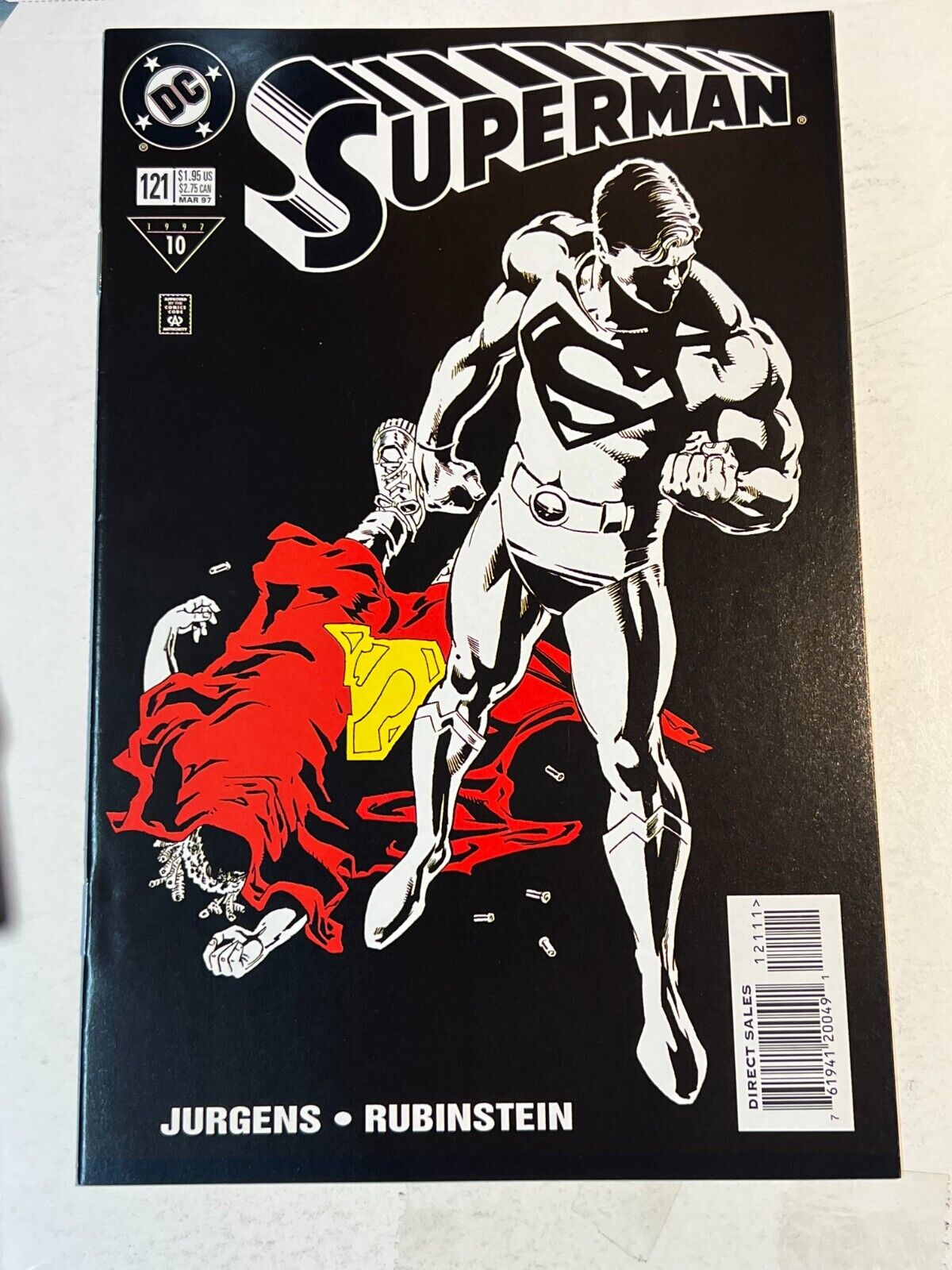 Superman #121 1997 DC Comics direct | Combined Shipping B&B