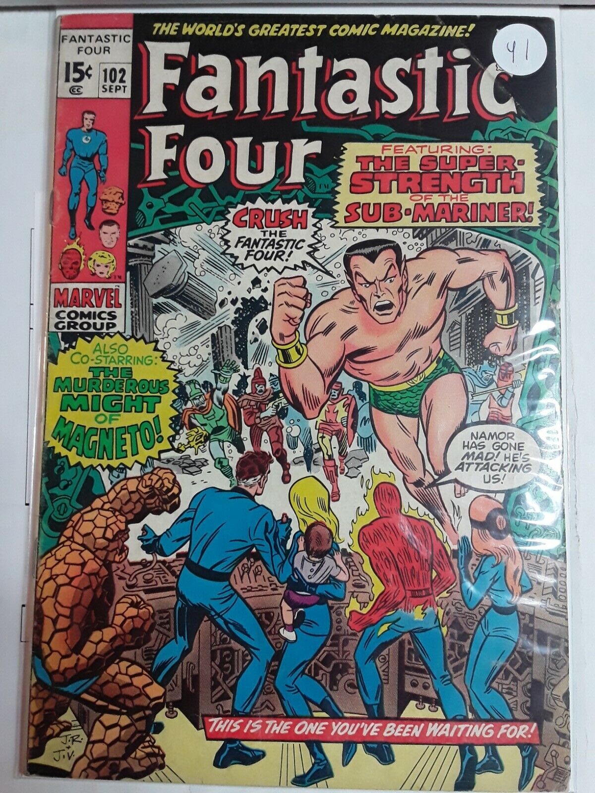 Fantastic Four #102 (September 1970) Marvel Comics