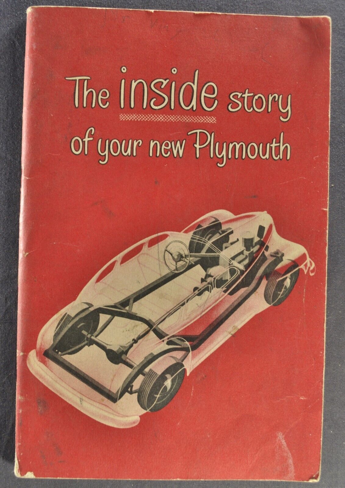 1946-1947 Plymouth Owners Manual Sedan Coupe Nice Original Not a Reprint