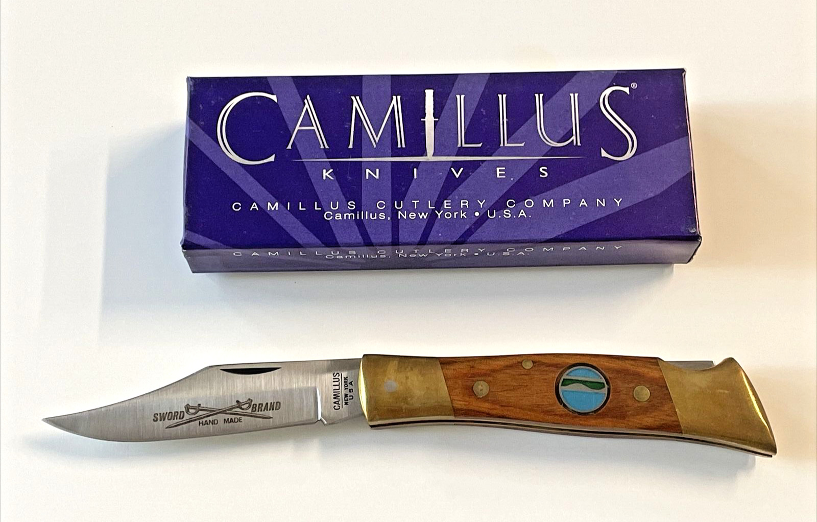 Camillus Sword Brand Handmade Model 4 Folding Knife New York USA 1980\'s