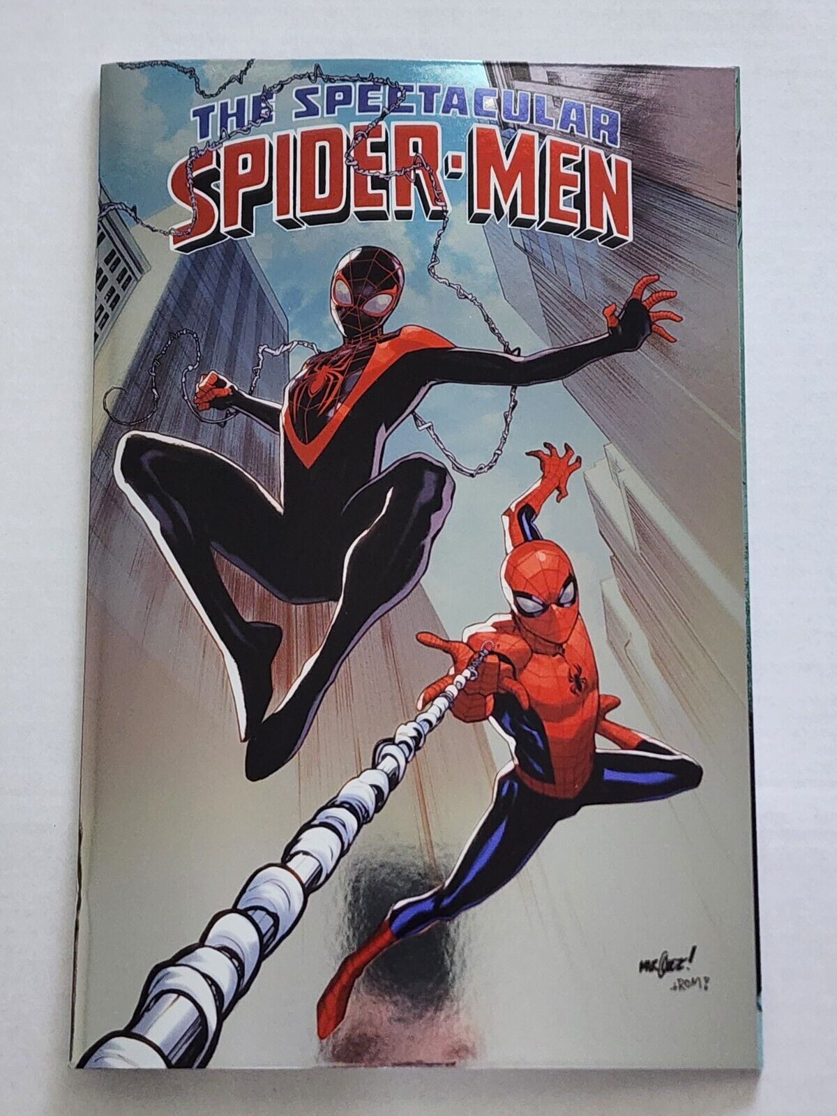 The Spectacular Spider-Men #1 . Foil Variant .  NM   NEW 🔥NO STOCK PHOTOS🔥