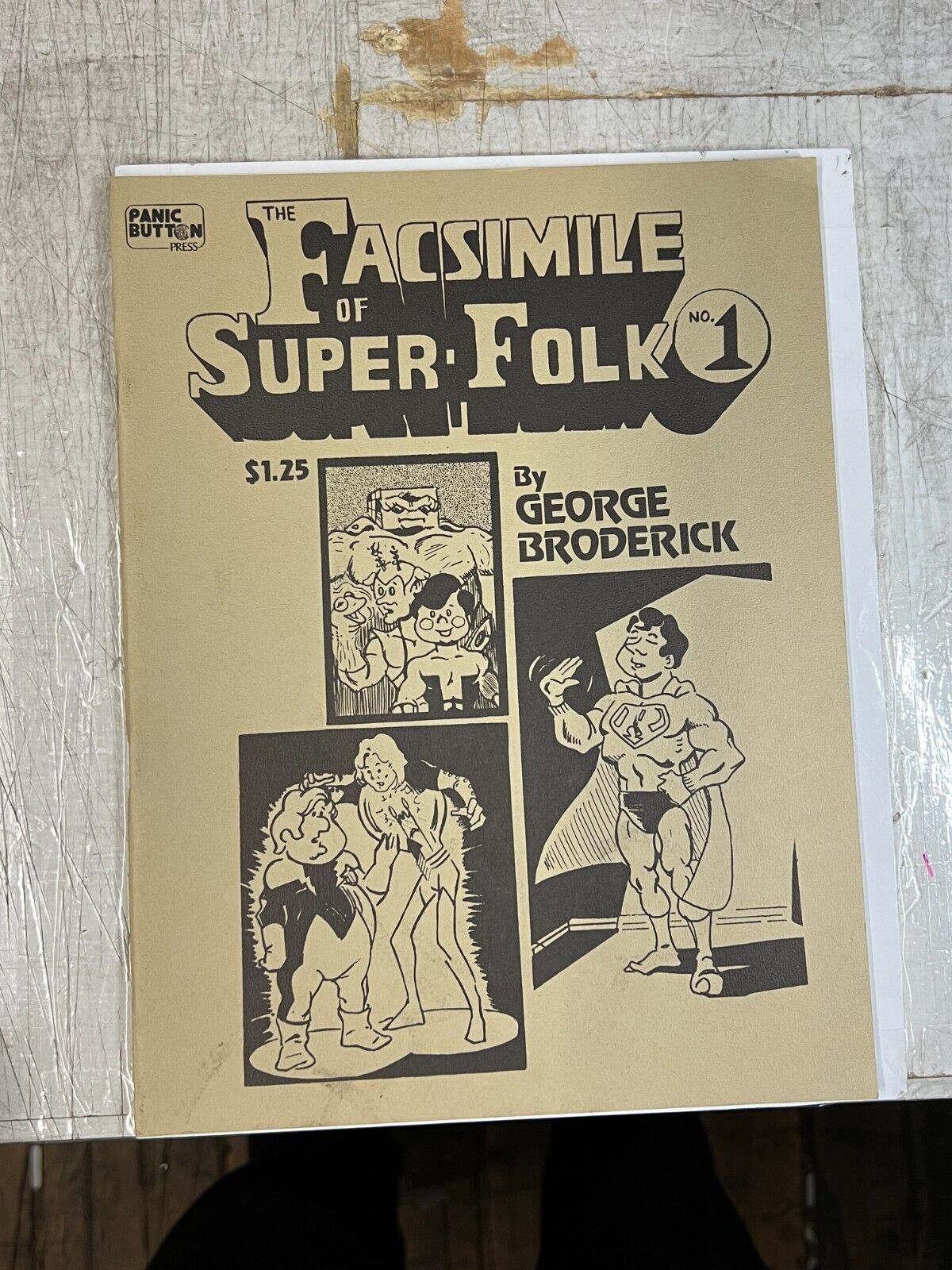 1981 #1 Panic Button Facsimile of Super Folk magazine | Combined Shipping B&B