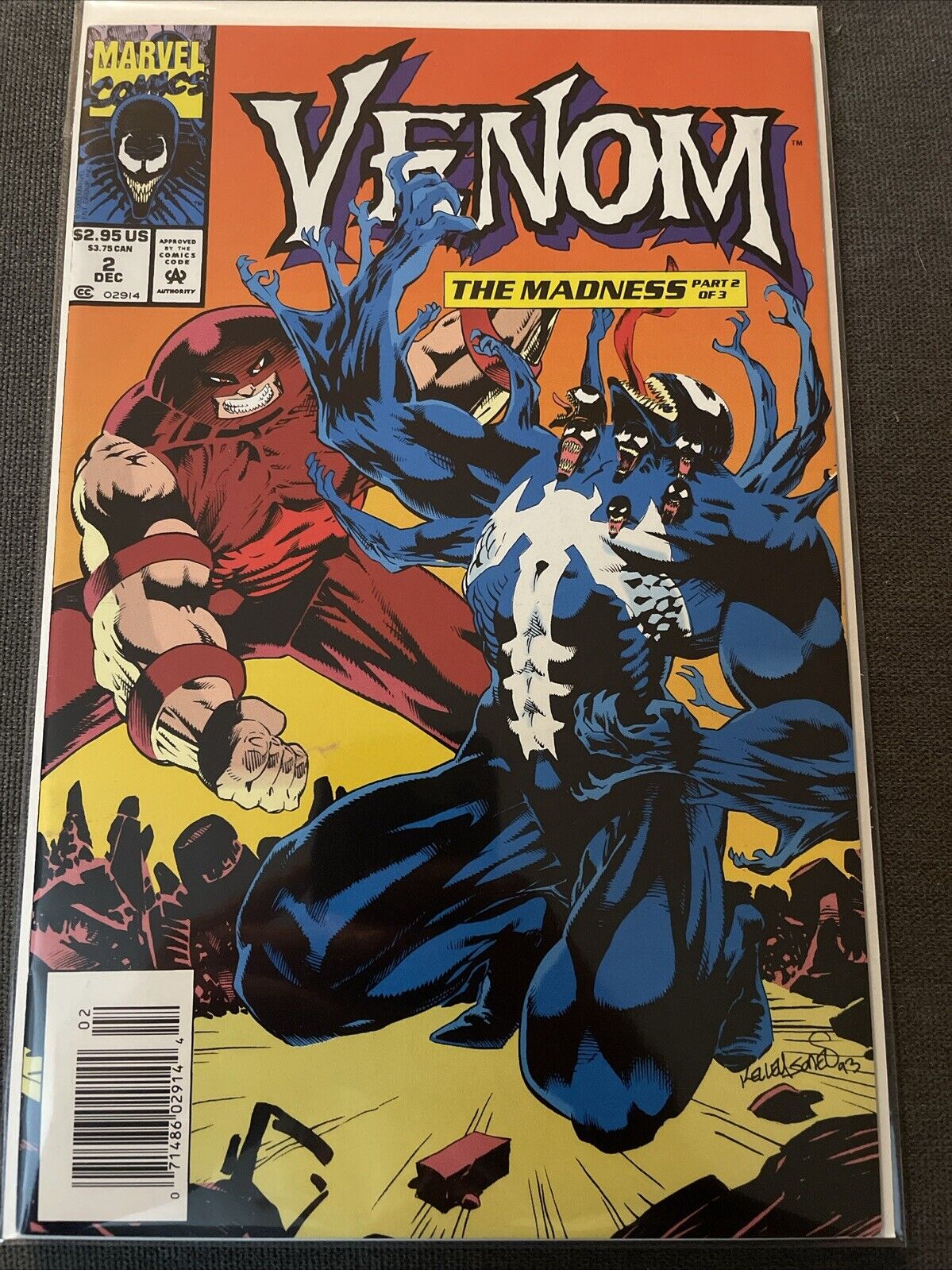 Marvel - VENOM: THE MADNESS #2 (Great Condition) bagged and boarded