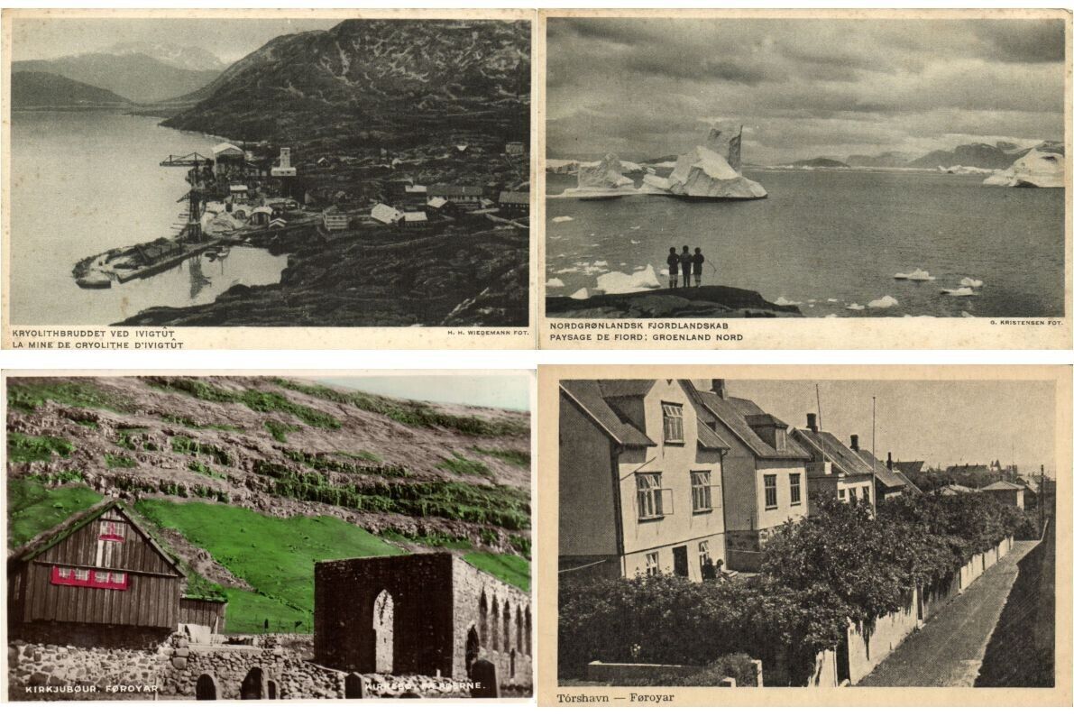 GREENLAND, DENMARK, 21 Vintage Postcards Mostly Pre-1930 (L6911)