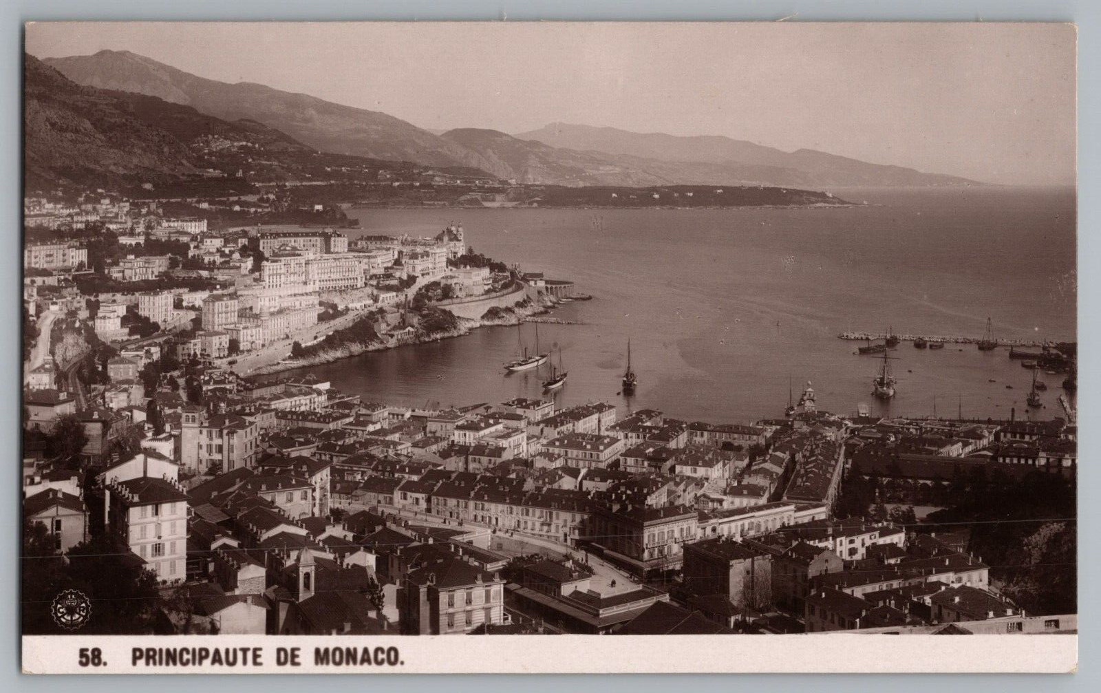 Real Photo Postcard Principaute Of Monaco